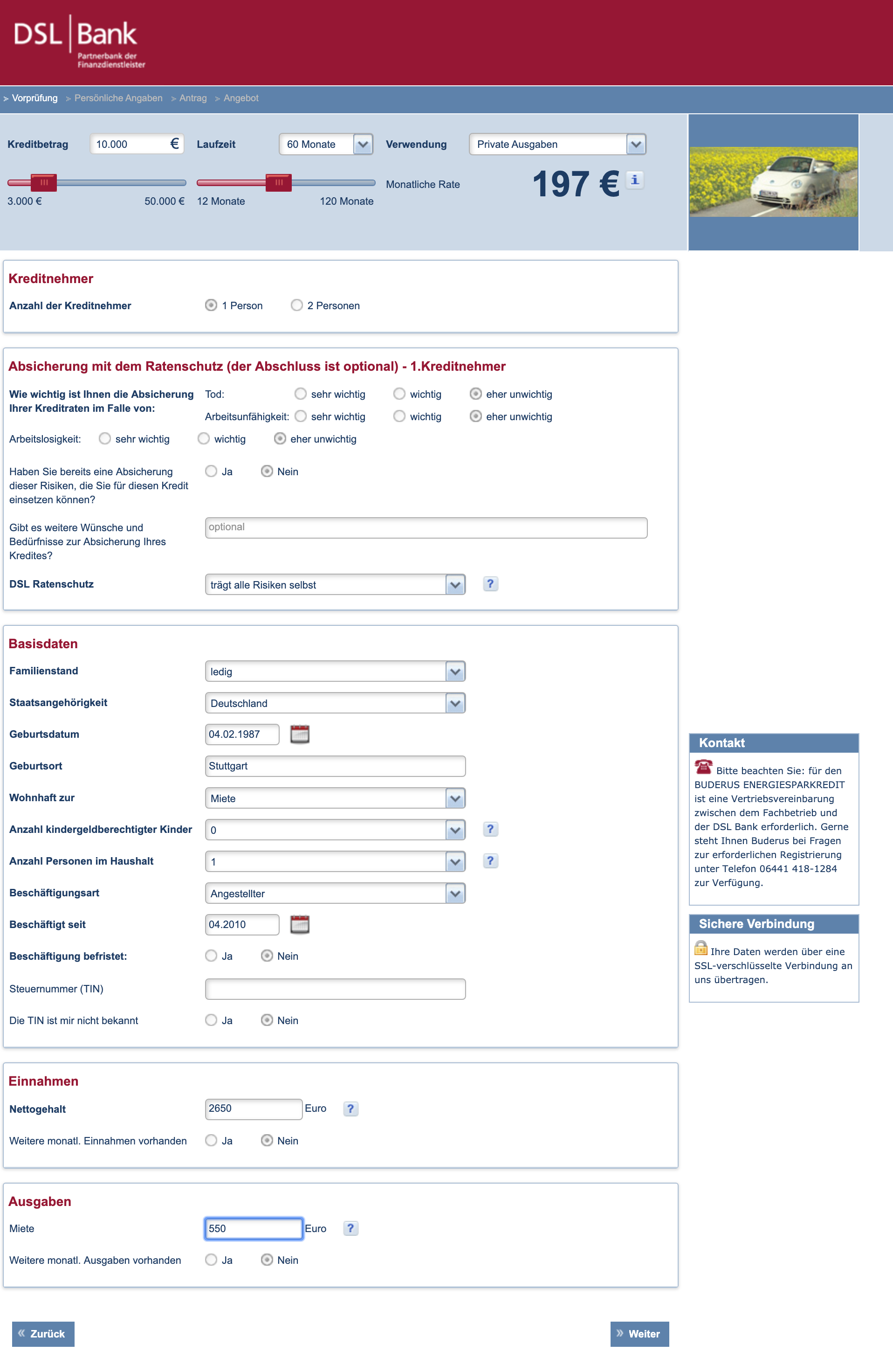 Dsl Bank Kredit Aufstocken