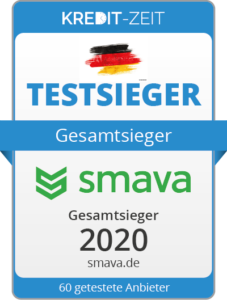 Gesamtsieger Smava aus allen Banken und Kreditportalen