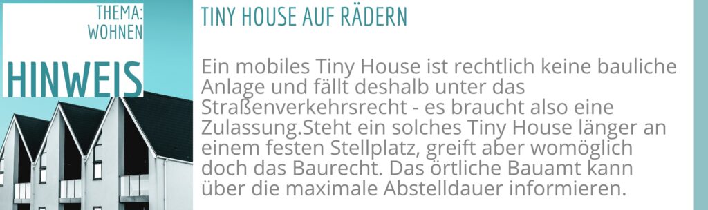 Tiny House auf Rädern